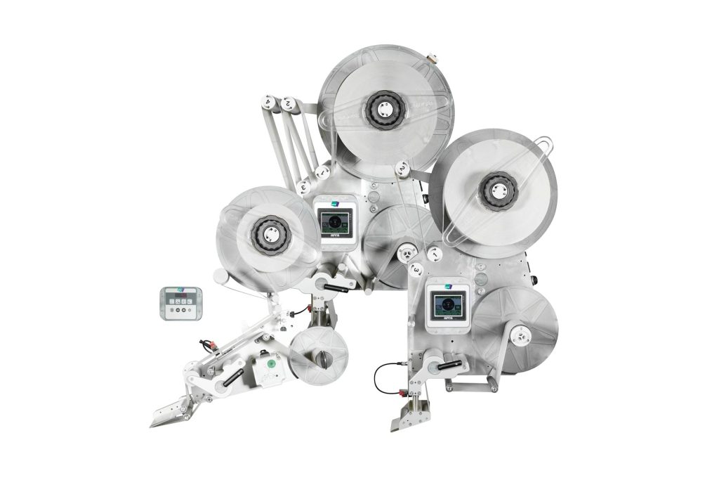 INDUSTRIAL AUTOMATIC LABEL APPLICATORS for selfadhesive labels Arca